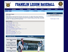 Tablet Screenshot of franklinlegion.com